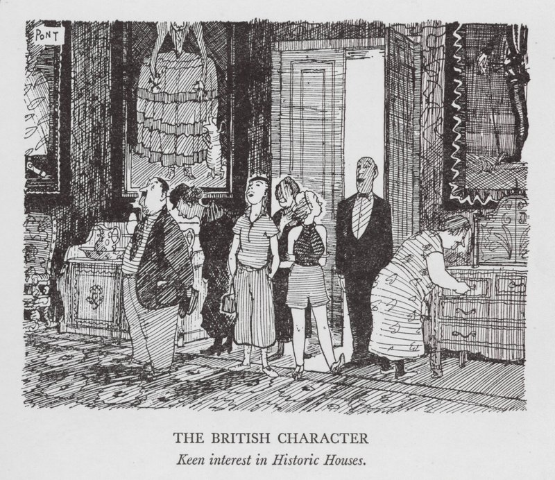 英国特色，对历史建筑的浓厚兴趣（平版） 作者 庞特（1908 40）