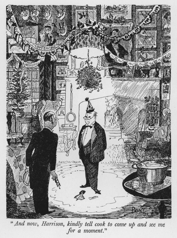 "现在，哈里森，请告诉厨师，让他上来见我一下"（litho）。 作者 蓬