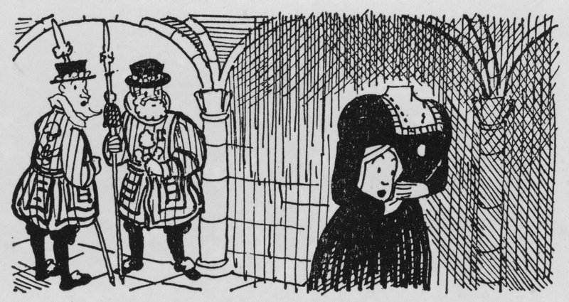 Ghost in the Tower of London (litho) 作者 蓬