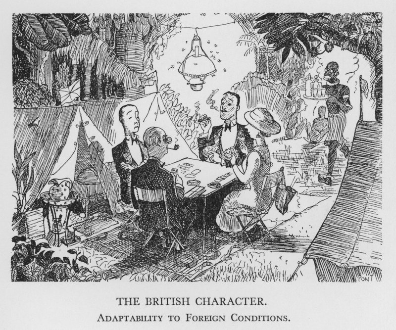 The British Character, Adaptability to Foreign Conditions (litho) 作者 蓬
