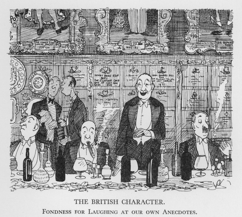英国人的性格，喜欢嘲笑我们自己的轶事（平版）。 作者 蓬
