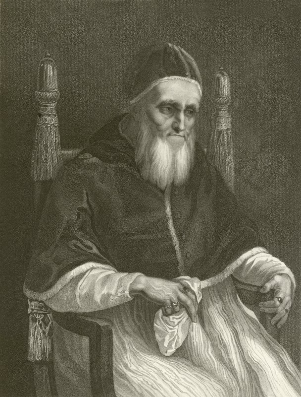 朱利叶斯第二 作者 拉斐尔（Raffaello Sanzio Raphael）
