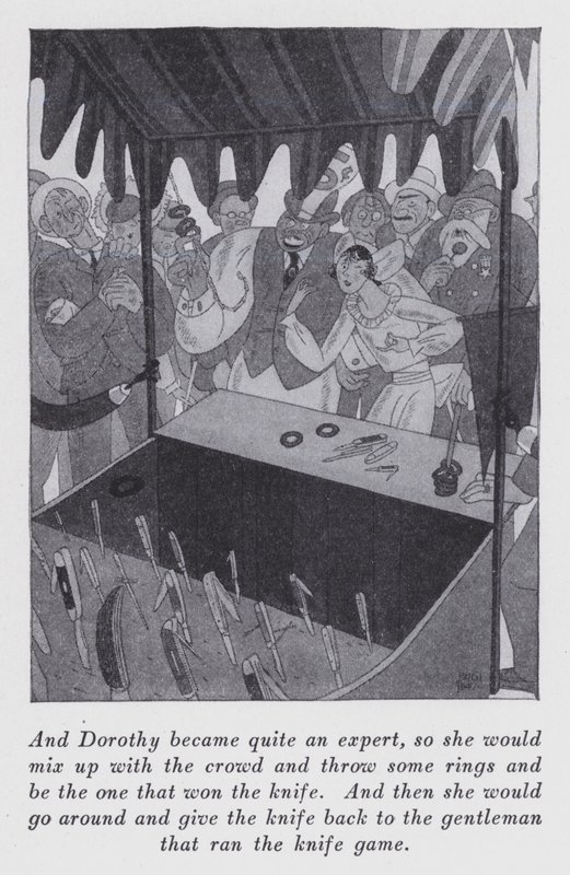 安尼塔-卢斯为 "但绅士们会娶黑发女郎 "所作的插图（平版）。 作者 拉尔夫·巴顿