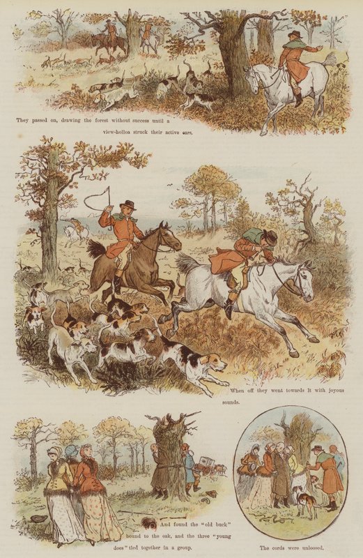 笑橡树传奇（chromolitho） 作者 伦道夫·卡尔德科特