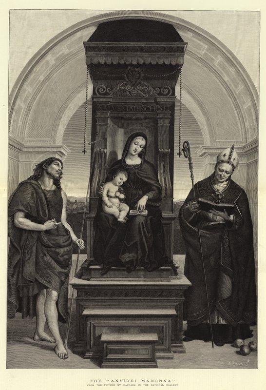 安西尼麦当娜 作者 拉斐尔（Raffaello Sanzio Raphael）