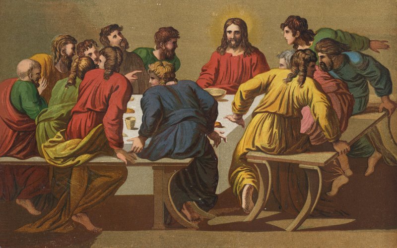 最后的晚餐 作者 拉斐尔（Raffaello Sanzio Raphael）