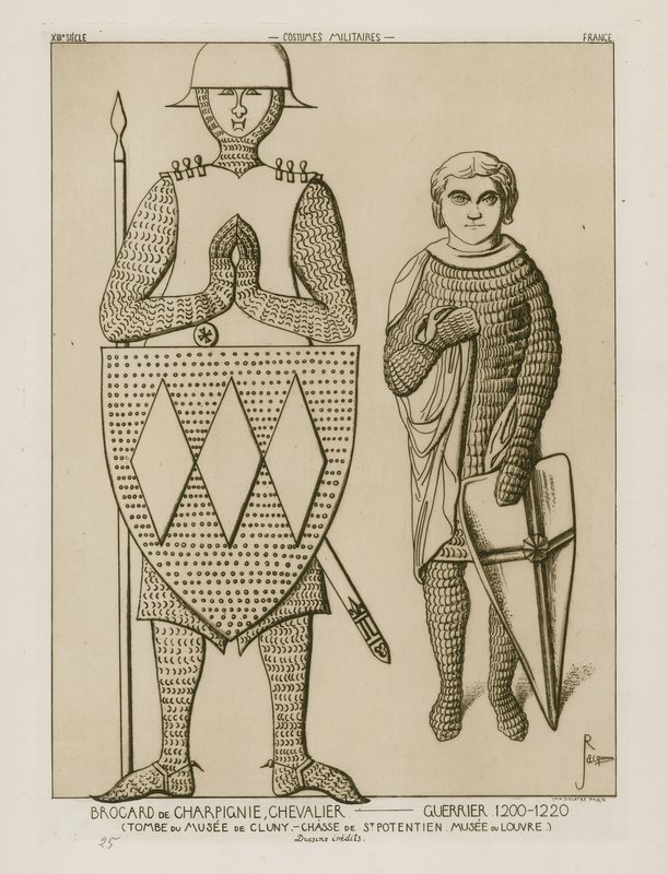 Charpignie的Brocard，骑士 - 士兵，1200-1220 作者 拉斐尔·雅克敏（Raphael Jacquemin）