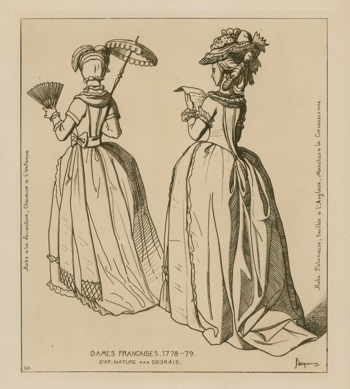 法国女性，1778-79 作者 拉斐尔·雅克敏（Raphael Jacquemin）