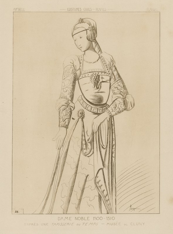 高贵的女人，1500-1510 作者 拉斐尔·雅克敏（Raphael Jacquemin）