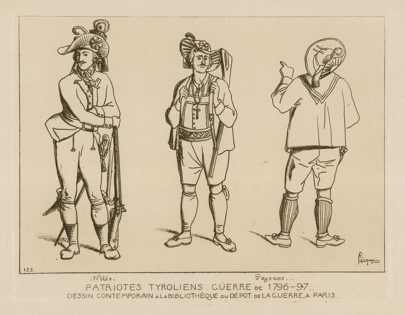 提洛尔爱国者，1796-1797战争 作者 拉斐尔·雅克敏（Raphael Jacquemin）