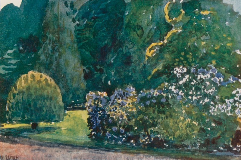 Petit Trianon，花园，凡尔赛宫 作者 雷内·比内