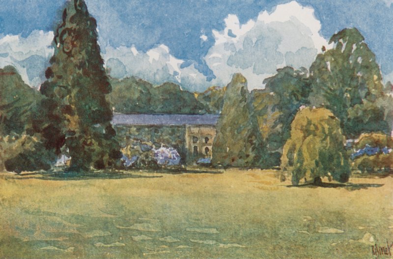 Petit Trianon，橘园，凡尔赛宫 作者 雷内·比内