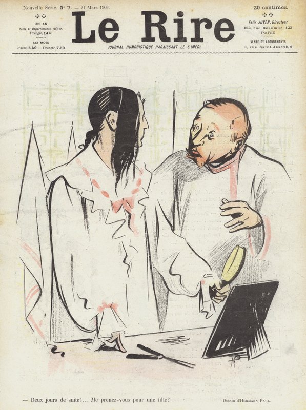 笑的插图 作者 雷内·乔治·赫尔曼·保罗