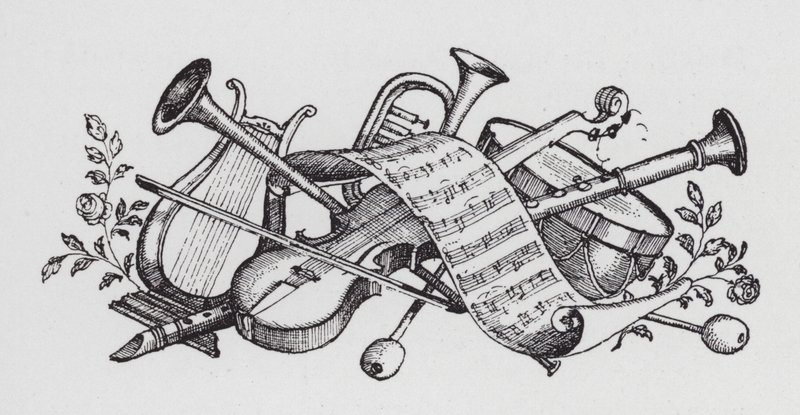 音乐会（石版画） 作者 雷克斯（后）惠斯勒