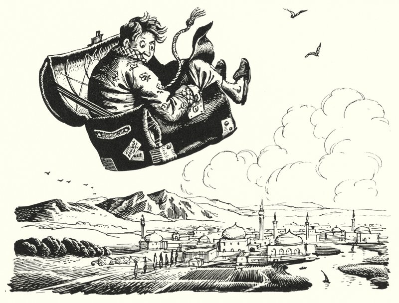 Hans Christian Andersen: The Flying Trunk (litho) 作者 雷克斯（后）惠斯勒