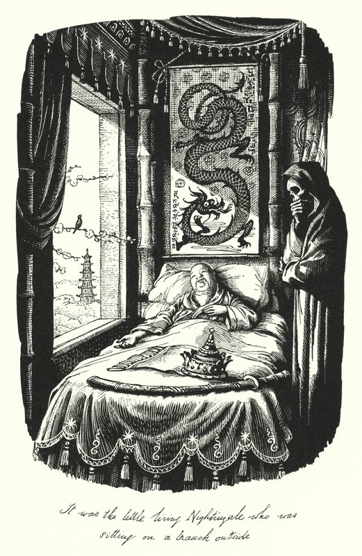 Hans Christian Andersen: The Nightingale (litho) 作者 雷克斯（后）惠斯勒