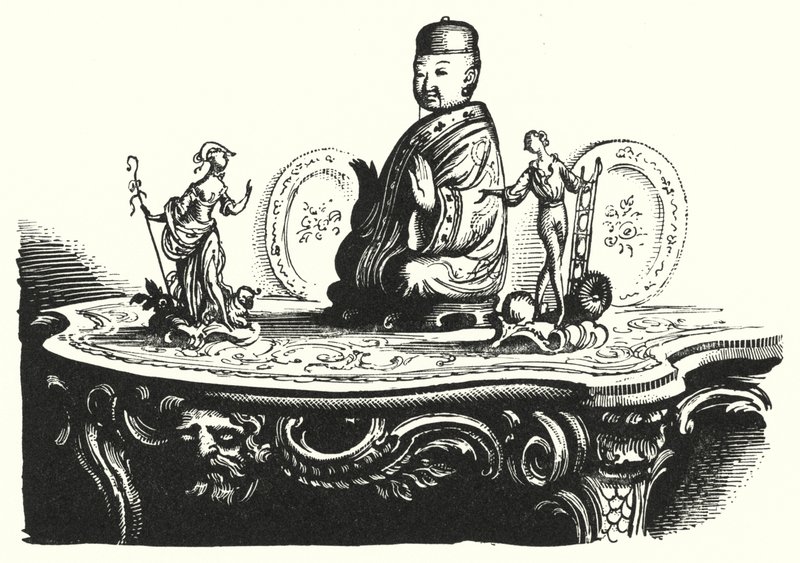 汉斯·克里斯蒂安·安徒生：牧羊女和扫烟囱的人（石版画） 作者 雷克斯（后）惠斯勒