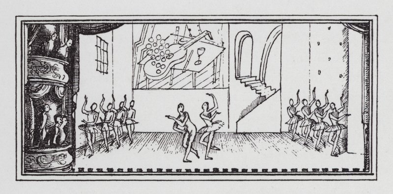The Ballet (litho) 作者 雷克斯（后）惠斯勒