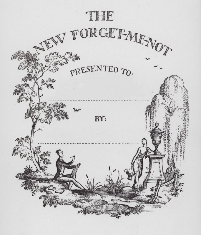 The New Forget-Me-Not  Presented to  By (litho) 作者 雷克斯（后）惠斯勒