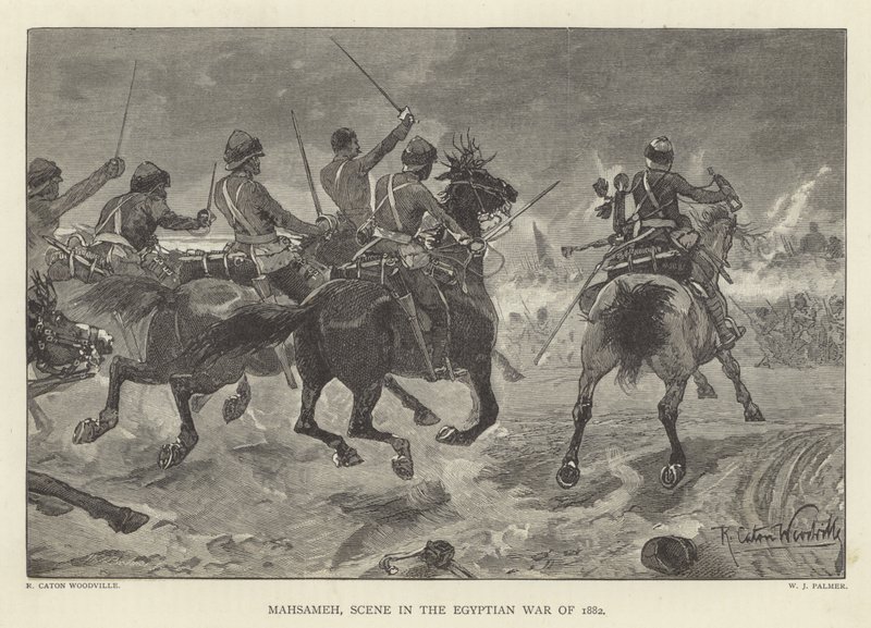 Mahsameh，1882年埃及战争中的场景 作者 理查德·卡顿·伍德维尔初级