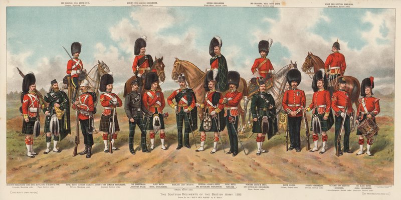 Scottish regiments of the British Army 作者 理查德（后）辛金