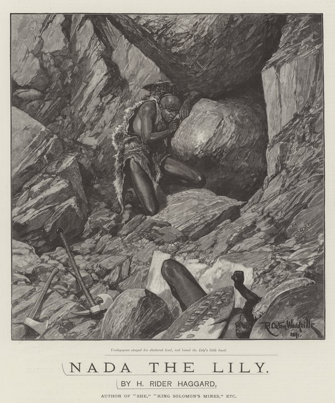 Nada the Lily，作者是H Rider Haggard 作者 理查德·卡顿·伍德维尔初级