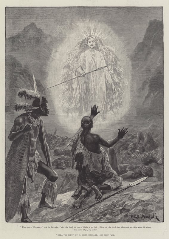 Nada the Lily，作者是H Rider Haggard 作者 理查德·卡顿·伍德维尔初级