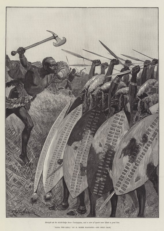 Nada the Lily，作者是H Rider Haggard 作者 理查德·卡顿·伍德维尔初级