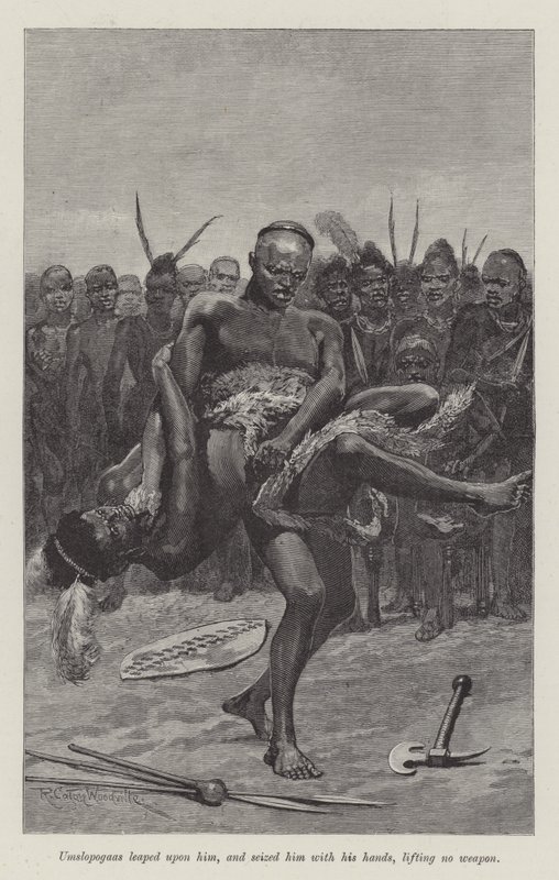 Nada the Lily，作者是H Rider Haggard 作者 理查德·卡顿·伍德维尔初级
