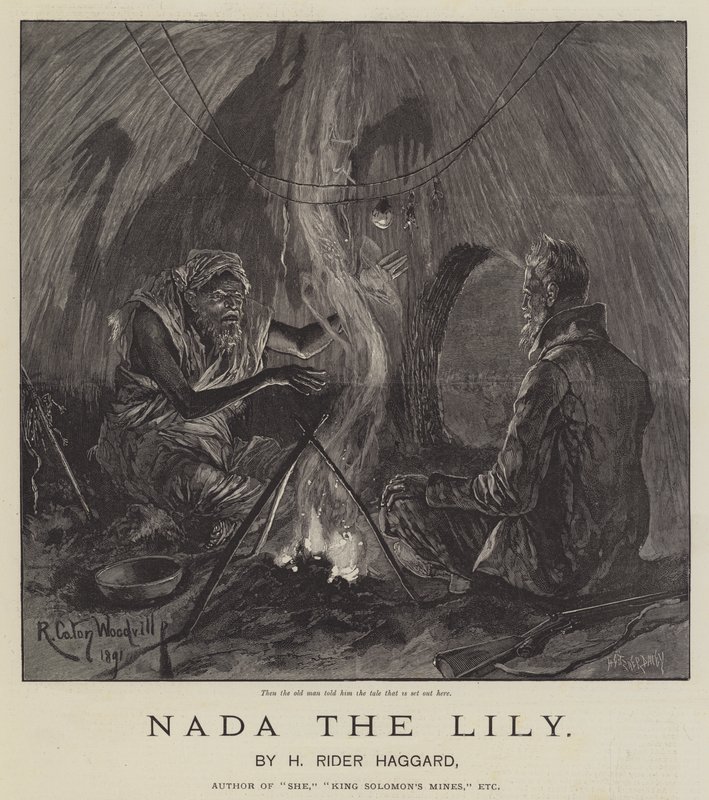 Nada the Lily，作者是H Rider Haggard 作者 理查德·卡顿·伍德维尔初级
