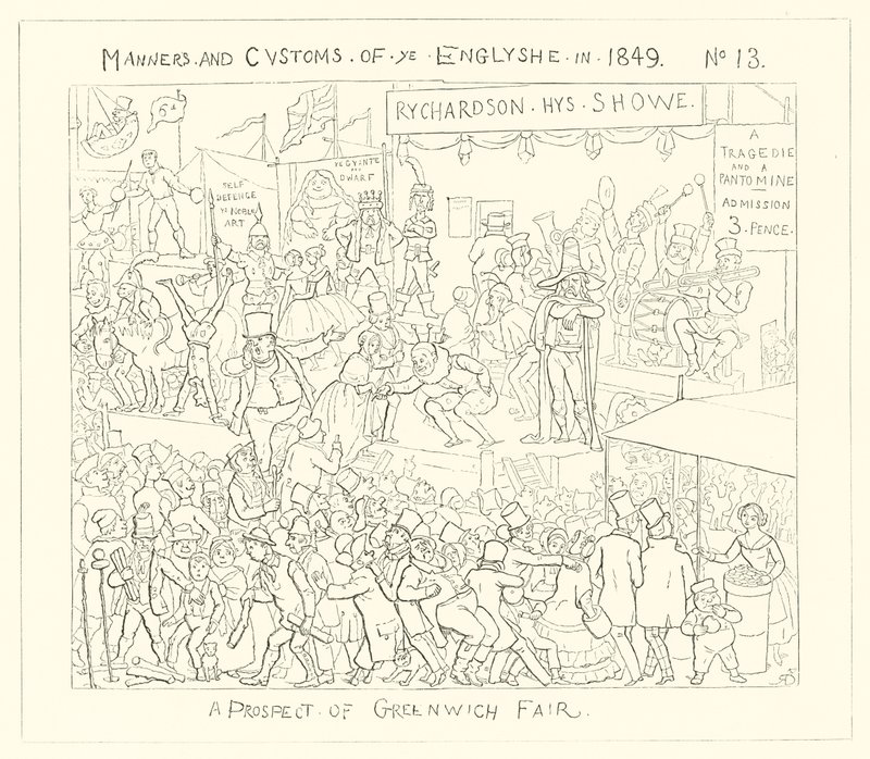 1849年，格林威治博览会的前景 作者 理查德·道尔