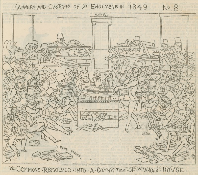 1849年英国人的风俗习惯：下议院解决了整个房子的委员会 作者 理查德·道尔