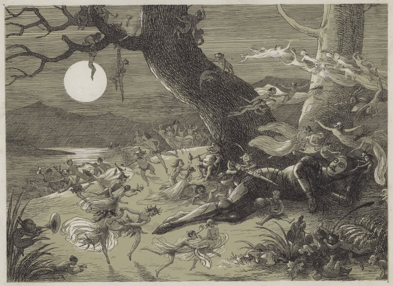 仲夏骑士梦（aquatint） 作者 理查德·道尔