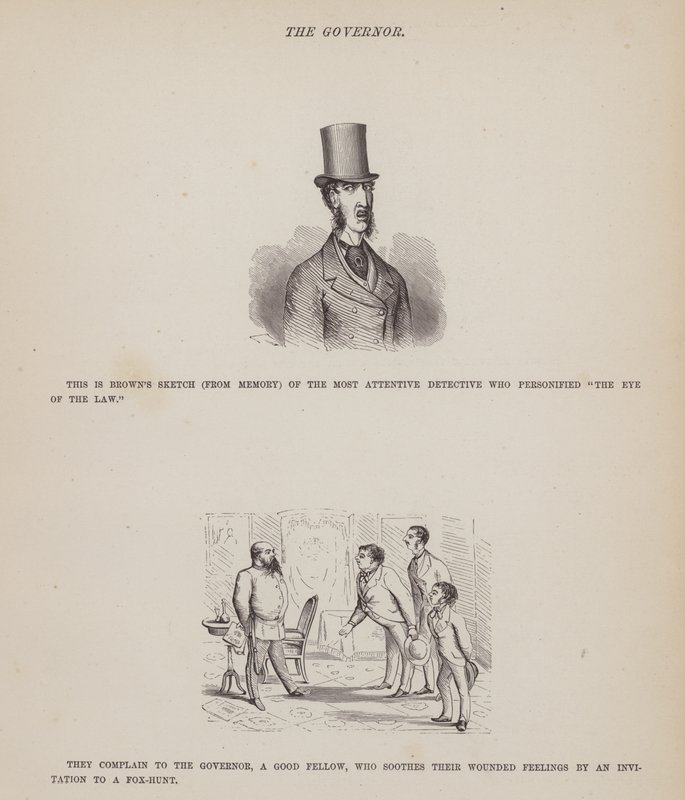 Page from The American Tour of Messrs Brown, Jones and Robinson (engraving) 作者 理查德·道尔
