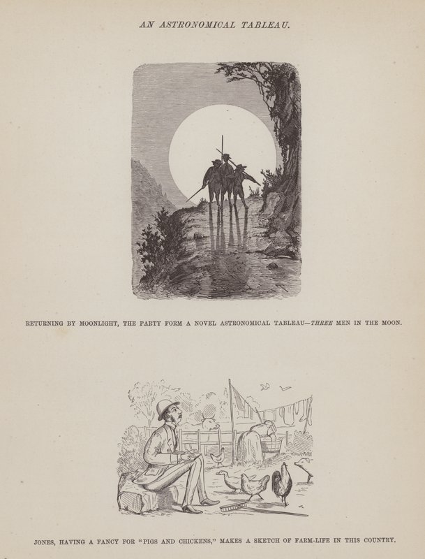 Page from The American Tour of Messrs Brown, Jones and Robinson (engraving) 作者 理查德·道尔