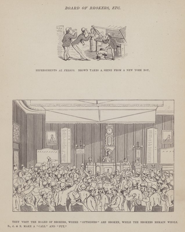 Page from The American Tour of Messrs Brown, Jones and Robinson (engraving) 作者 理查德·道尔