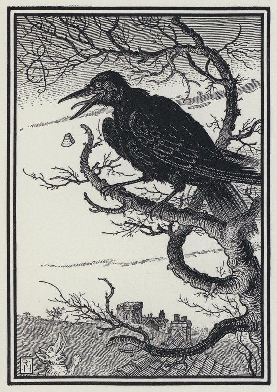The Fox And The Crow (engraving) 作者 理查德·海威