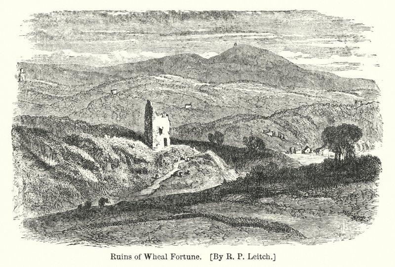 Ruins of Wheal Fortune (engraving) 作者 理查德·普里恩（后）里奇