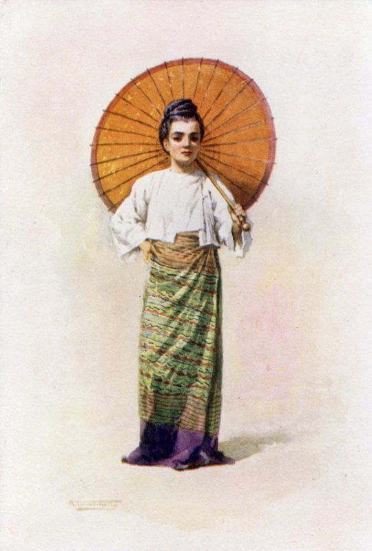 Ma-Hla-Byu（漂亮小姐） 作者 罗伯特·乔治·塔尔伯特·凯利