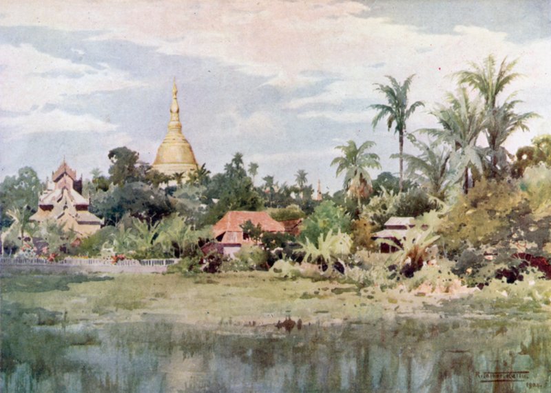 Bahan坦克的Shwe Dagon 作者 罗伯特·乔治·塔尔伯特·凯利