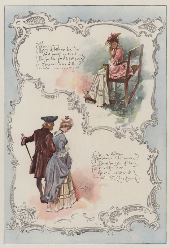 Lovesick Little Maiden（chromolitho） 作者 罗伯特·索伯
