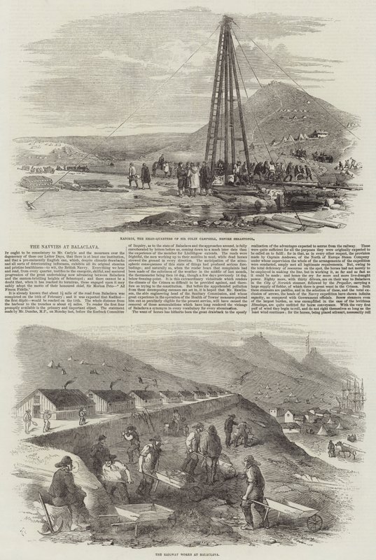 巴拉克拉瓦的Navvies 作者 罗伯特·托马斯·兰德尔斯
