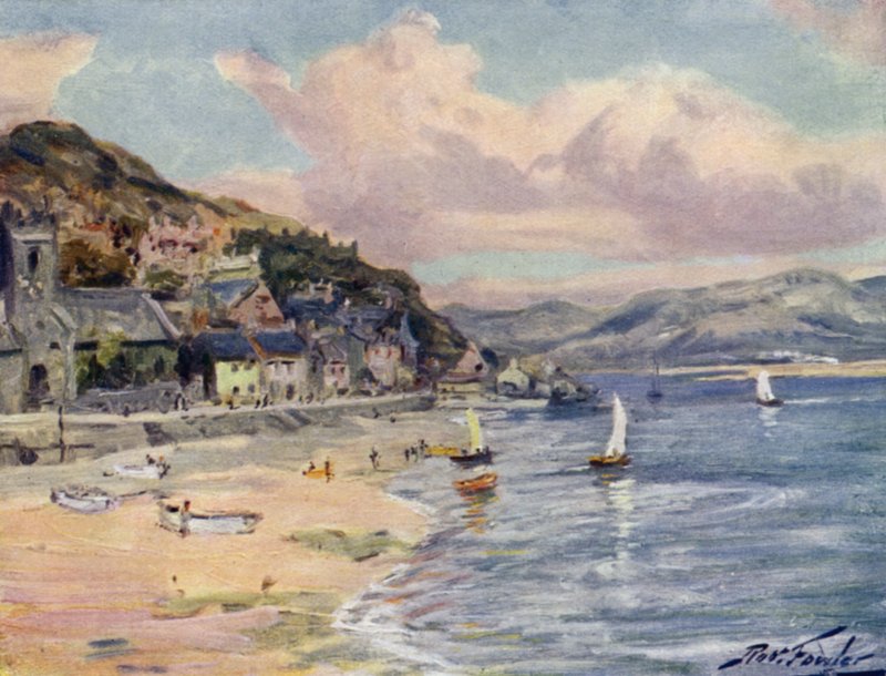 Aberdovey（彩色石版画） 作者 罗伯特（后）福勒
