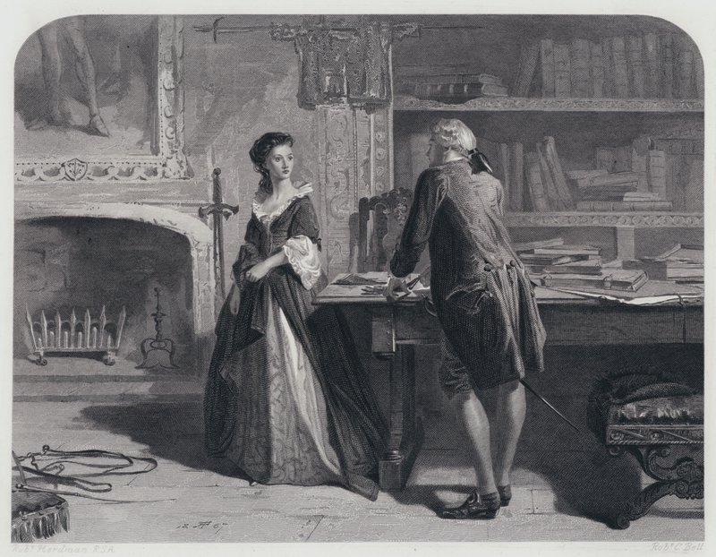 Illustration for Rob Roy (engraving) 作者 罗伯特·赫德曼（后）