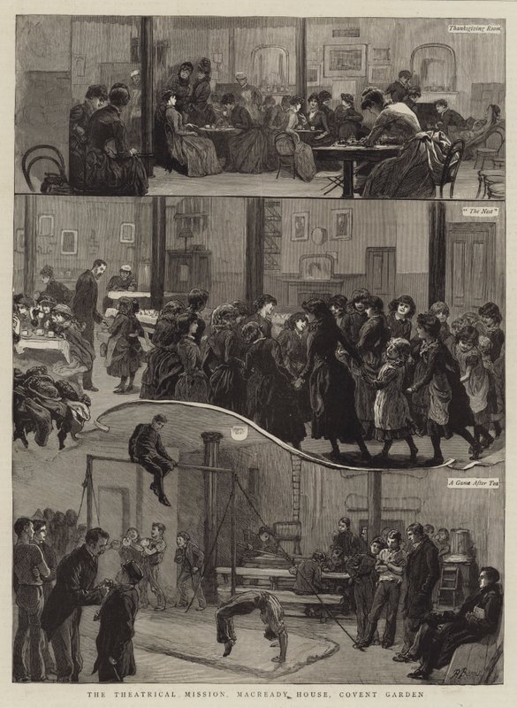 Theatrical Mission，Macready House，考文特花园 作者 罗伯特·巴恩斯