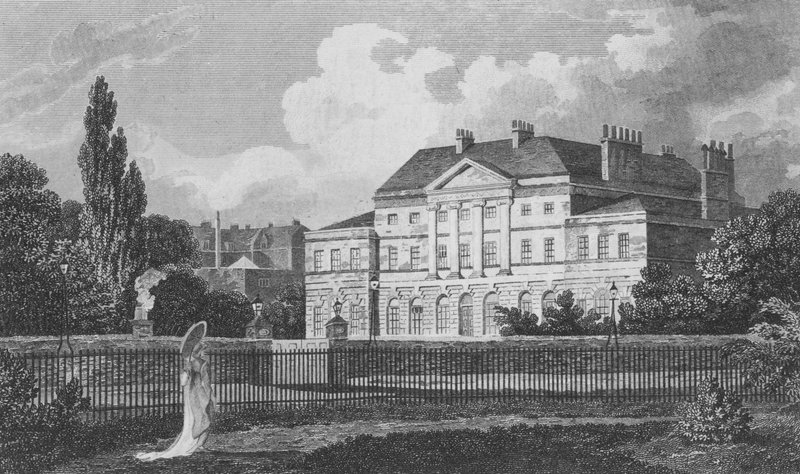 Lansdowne House, Berkeley Square, London (engraving) 作者 罗伯特·布莱默（Schnebbelie）