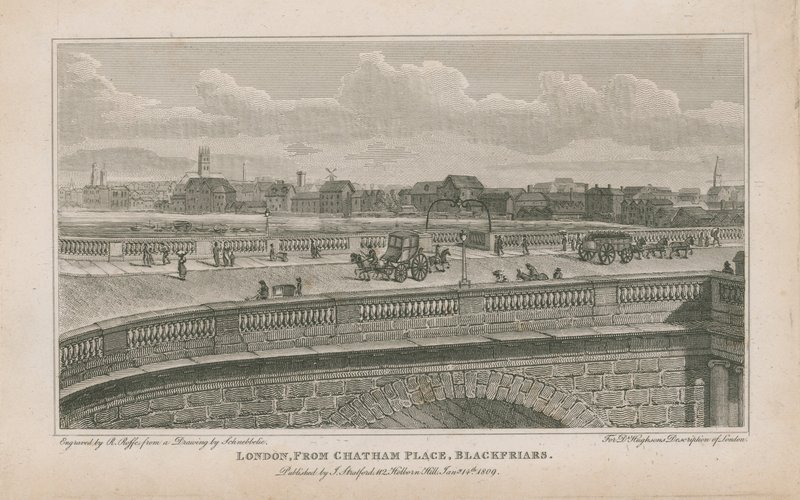 伦敦，来自Chatham Place，Blackfriars 作者 罗伯特·布莱默尔·施内伯贝利