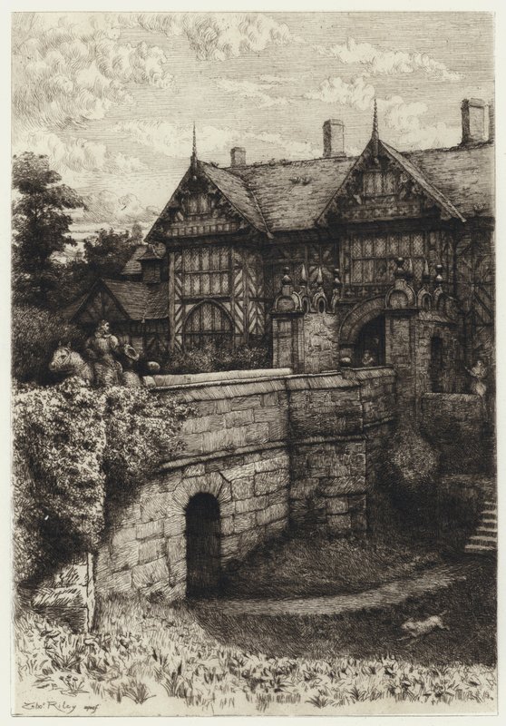 Speke Hall (蚀刻版) 作者 罗伯特·肯特（后）托马斯
