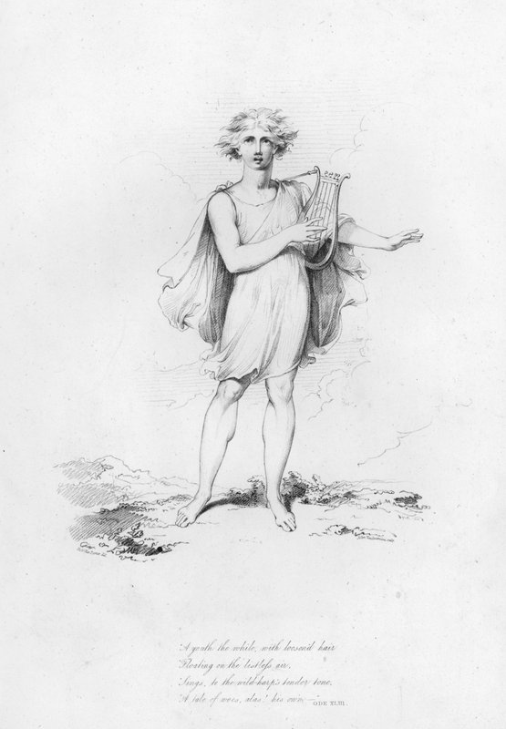 Anacreon, Ode XLIII (engraving) 作者 罗伯特·克尔（后）波特