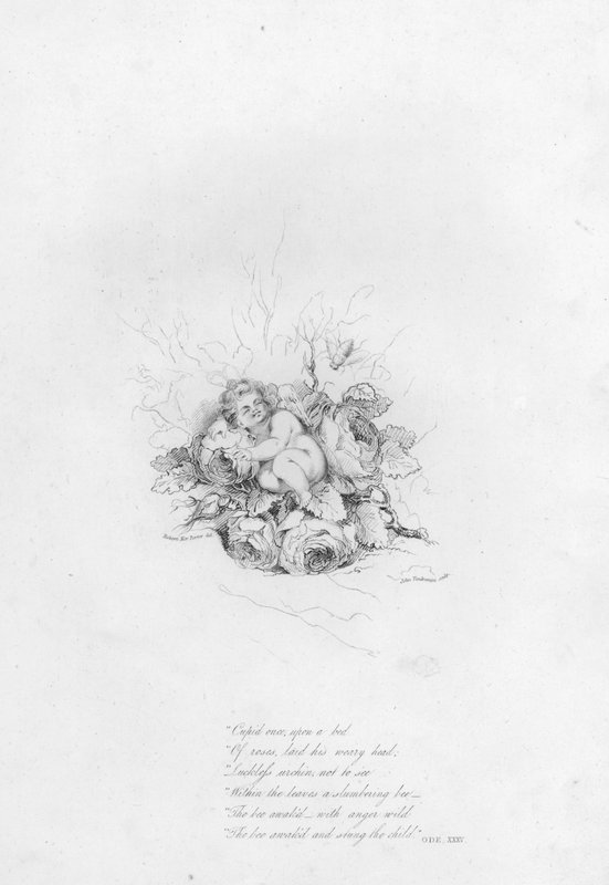 Anacreon, Ode XXXV (engraving) 作者 罗伯特·克尔（后）波特